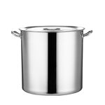 Soup Pot Manufacturer - Commercial Grade Big Volume Stainless Steel with Two Handle for Gas & Induction Stove