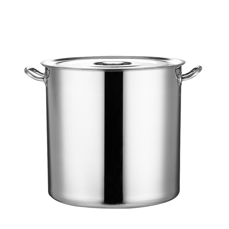 Soup Pot Manufacturer - Commercial Grade Big Volume Stainless Steel with Two Handle for Gas & Induction Stove