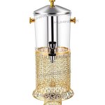 Juice Dispenser Manufacturer - Arabic Luxury Golden PC Barrel Beverage Drinks for Hotel Wedding Commercial