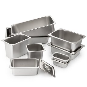 GN Pan Manufacturer - Large Capacity Stainless Steel for Fruit Vegetables Food Storage Gastronorm Container for Hotel Kitchen