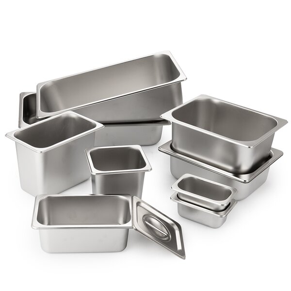 GN Pan Manufacturer - Large Capacity Stainless Steel for Fruit Vegetables Food Storage Gastronorm Container for Hotel Kitchen