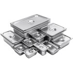 Gastronorm Pan Manufacturer - Perforated Stainless Steel Hotel Food 1/1 GN Pan Strainer Hotel Kitchenware Prep Container