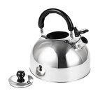 Tea Pots Manufacturer - Red Black Silver Color 1L 2L 3L 4L 5L Stainless Steel Water Kettle Gas Stove Top Whistling Kettle