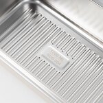 Food Storage Containers Manufacturer - Large 304 Stainless Steel with Handle Plastic Leak Proof Lids Stackable Kitchen Box Set