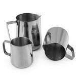 Milk Pitcher Manufacturer - Single Spout 12oz/20oz Espresso Milk Foaming Latte Art Coffee Jug with Scale Inside for Tea & Coffee Sets