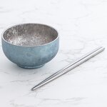 Metal Chopsticks Manufacturer - Snow Peak Pure Titanium Reusable 1 Pairs High-end Tableware Dishwasher Safe Antibacterial Durable