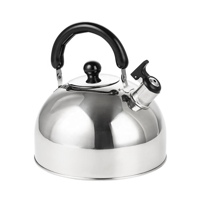 Tea Pots Manufacturer - Red Black Silver Color 1L 2L 3L 4L 5L Stainless Steel Water Kettle Gas Stove Top Whistling Kettle