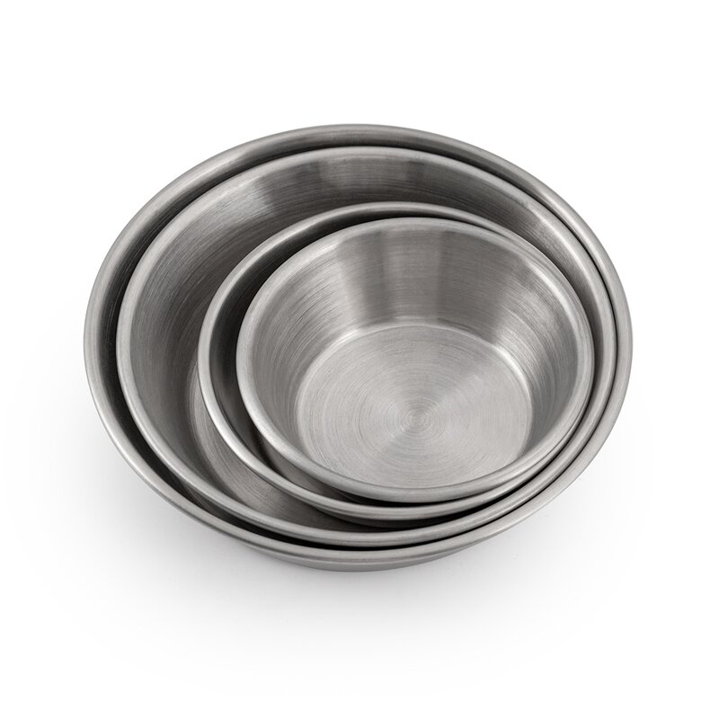 Soy Plate Manufacturer - Restaurant Stainless Steel Small Mexican Dip Taco Serving Dipping Sauce Bowls