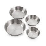 Soy Plate Manufacturer - Restaurant Stainless Steel Small Mexican Dip Taco Serving Dipping Sauce Bowls