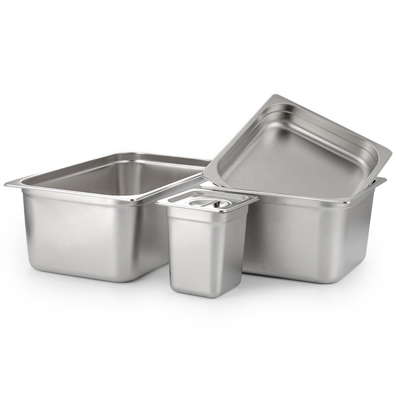 Food Pan Manufacturer - Hotel Supply European Style Perforated Container Stainless Steel SUS 201 & 304 Anti-Jamming GN Tray