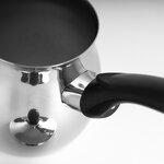 Turkish Coffee Pot Manufacturer - Stainless Steel with Lid Hot Beverage Milk Warmer Arabic Metal Cezve Ibrik Maker Set for Induction