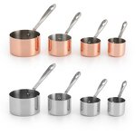 Measuring Spoon Manufacturer - Antique Stylish Sauce Dipping Cup Set Stainless Steel with Handle Kitchen Gadgets for Cooking Baking