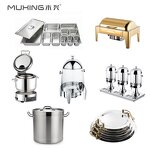 Soup Kettle Manufacturer - Hotel Buffet Rose Gold Black Industrial Heating Electric Commercial Warmer Stove with Foot