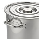 Rice Stock Pots Manufacturer - Muxing Multi-size Commercial 201 & 304 Stainless Steel for Restaurants Hotels Kitchen