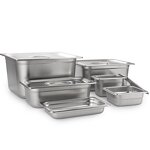 GN Pan Manufacturer - Wholesale NSF Stainless Steel Heavy Duty Hotel & Restaurant Gastronom Food Container Buffet with Cover Lid