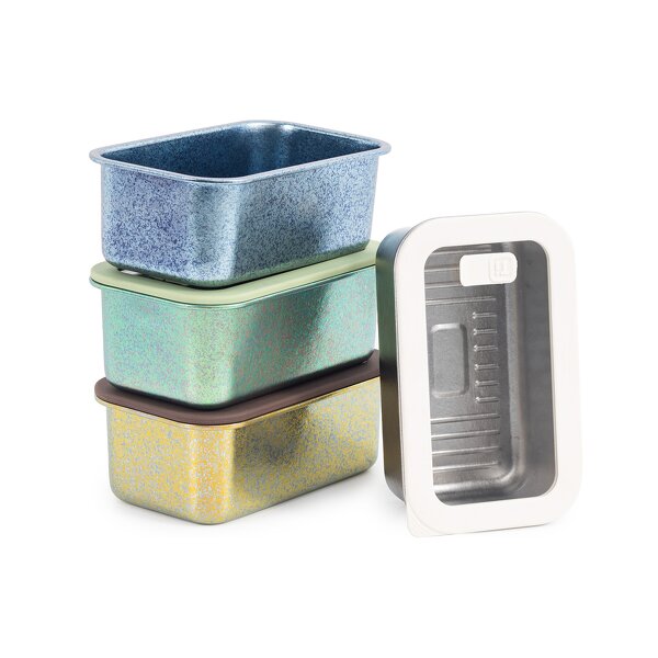 Food Prep Container Manufacturer - Pure Titanium Anti-Bacteria Home Airtight with Glass Lids Lightweight Durable Storage Health Baby Set