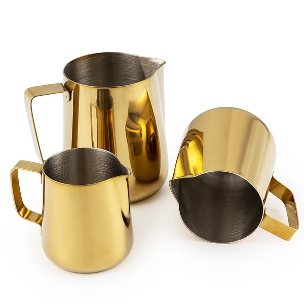 Milk Frother Manufacturer - Barista Tools 201&304 Stainless Steel Craft Coffee Latte DIY Frother Pitcher Foaming Jug With Scale