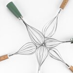 Whisk Set Manufacturer - Stainless Steel Kitchen Wisk Wire for Cooking Whisking Blending Beating Small Best Kitchen Tools and Home Gadgets