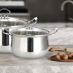 Cookware Set Manufacturer - Muxing 30 Year Stainless Steel Customizable Brands Kitchenware Stock Cooking Pot Set