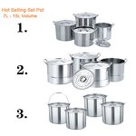 Stock Pots Manufacturer - Large Sealed Inoxidable Steel Cooking Soup Pail Shrimp Seafood Boil with Spigot