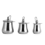 Turkish Coffee Pot Manufacturer - Modern Stainless Steel with Long Handle and lid Stove for Milk