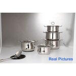 Cookware Set Manufacturer - Muxing 30 Year Stainless Steel Customizable Brands Kitchenware Stock Cooking Pot Set