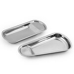Buffet Spoon Tray Holder Manufacturer - Rectangle Stainless Steel Buffet Clamp Clip Tong Holding Food Service Plate Dish