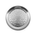 Serving Tray Manufacturer - Multi-size Stainless Steel Round Big Platter Restaurant Catering Dinner Plate Set