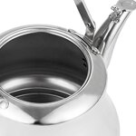 Coffee Pot Manufacturer - Muxing Factory Large Capacity Modern Stainless Steel Big with Strainer Filter