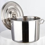 Rice Stock Pots Manufacturer - Muxing Multi-size Commercial 201 & 304 Stainless Steel for Restaurants Hotels Kitchen