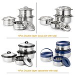 Cookware Set Manufacturer - Best 12 PCS Induction Kitchen Ware Non Stick Pan Nonstick Big Pots and Saucepan Multiple Use