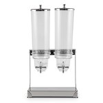 Cereal Dispenser Manufacturer - Christmas Hotel Double/Triple Round Rotating Bulk Muesli Oats Dry Food Storage