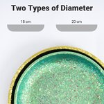 Plate Manufacturer - Nature Color Pure Titanium Home Kitchen Food Serving Outdoor Lightweight Durable Dinnerware Salad Dish Essential Set