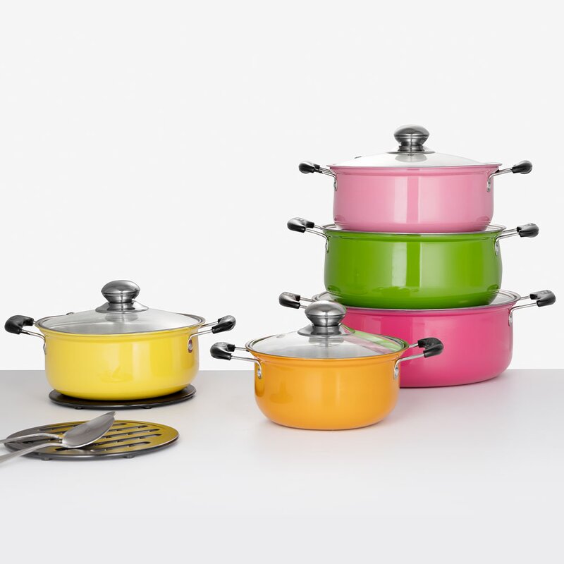 Cookware Set Manufacturer - Dishwasher Safe Eco Friendly Induction Baby Saucepan Noodle Soup Pot Pot and Pans