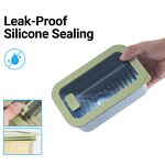 Food Prep Container Manufacturer - Pure Titanium Anti-Bacteria Home Airtight with Glass Lids Lightweight Durable Storage Health Baby Set