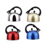 Tea Pot Manufacturer - High Quality Color Painting Hot Water Stainless Steel 3.0L Water Kettle Tea Kettle Whistling Kettle for Home