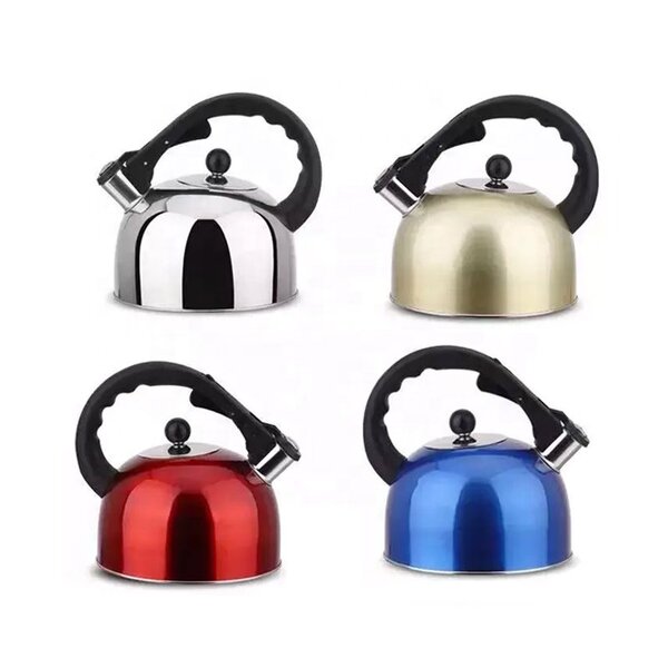 Tea Pot Manufacturer - High Quality Color Painting Hot Water Stainless Steel 3.0L Water Kettle Tea Kettle Whistling Kettle for Home