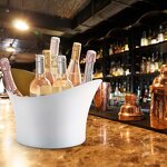 Beverages Tubs Manufacturer - Large Gold Black and White with Big Luxury Stainless Steel Ice Bucket Wine champagne Multi Bottle