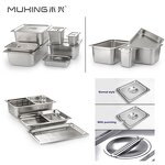 Food Pan Manufacturer - Hotel Supply European Style Perforated Container Stainless Steel SUS 201 & 304 Anti-Jamming GN Tray