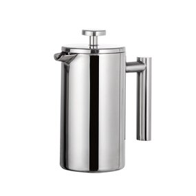 French Press Coffee Maker Manufacturer - Stainless Steel Double-Wall Insulated Coffee Pot Espresso Coffee Manual Barista Tools