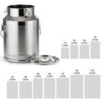 Milk Bucket Manufacturer - Outdoor Portable 3L/5L/10L/125L Seal Stainless Steel for Hotel Restaurant Kitchen Transportation