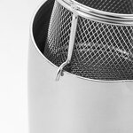 Pasta Pot Manufacturer - Original Factory 0.45-1.2 L Round Three-Layer Steel Design Family French Fries Food Deep Fryer with Basket