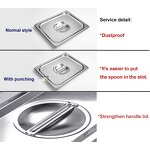 GN Pan Manufacturer - Wholesale NSF Stainless Steel Heavy Duty Hotel & Restaurant Gastronom Food Container Buffet with Cover Lid