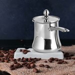 Coffee Pot Manufacturer - Set of 4 Arabic Pot in Wholesale Price Stainless Steel Tea Pot Set