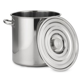Soup Stock Pots Manufacturer - 100L Extra Large High Capacity Commercial Stainless Steel Heavy Duty Restaurant Catering Gas Stove