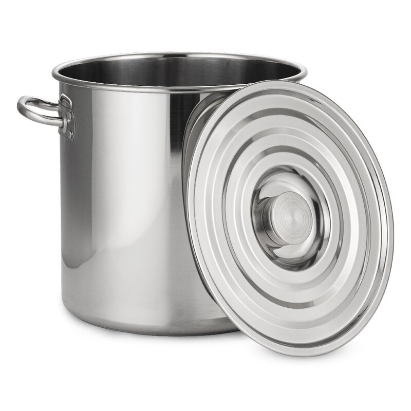Soup Stock Pots Manufacturer - 100L Extra Large High Capacity Commercial Stainless Steel Heavy Duty Restaurant Catering Gas Stove