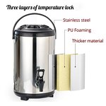 Beverage Dispenser Manufacturer - Bubble Tea Insulating Stainless Steel Pot with High Quality Keeping Warm for Restaurant Hotel