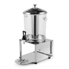 Beverage Dispensers Manufacturer - Restaurant Lemon Fresh Orange Drink 10 Litter Double Tank Cold Fruit Juice Barrel with Stand