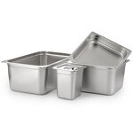 Food Pan Sets Manufacturer - Restaurant Hotel with Lid for Food Storage Steam Warmer Stainless Steel Prep Long 1/1 Perforated GN Pan