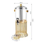 Juice Dispenser Manufacturer - Golden Luxury Cold Drink Beverage Stainless Steel Coffee for Catering Buffet
